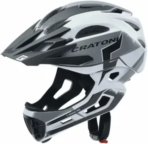 Cratoni C-Maniac Pro White/Black Matt S/M Casco da ciclismo