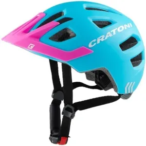 Cratoni Maxster Pro Blue/Pink Matt 46-51-XS-S Casco da ciclismo per bambini