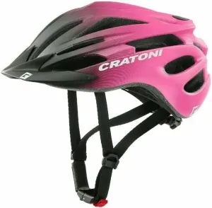 Cratoni Pacer Jr. Black/Pink Matt 49-55-XS-S Casco da ciclismo per bambini