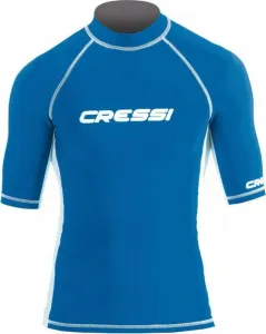 Cressi Rash Guard Man Short Sleeve Camicia Blue 2XL