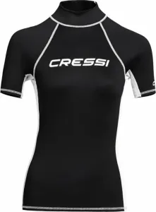 Cressi Rash Guard Lady Short Sleeve Camicia Black/White M
