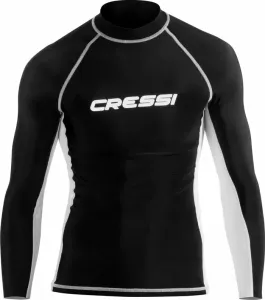 Cressi Rash Guard Man Long Sleeve Camicia Black/White 2XL