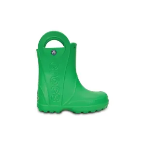 Crocs Kids' Handle It Rain Boot Grass Green 32-33