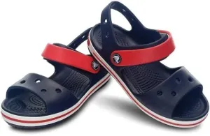 Crocs Kids' Crocband Sandal Navy/Red 19-20