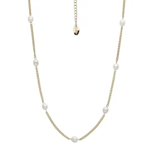 CRYSTalp Incantevole collana placcata oro con perle Tide Pearl 12243.EG