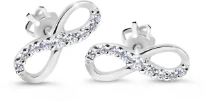Cutie Diamonds Eleganti orecchini in oro bianco con diamanti Infinito DZ60149-30-00-X-2