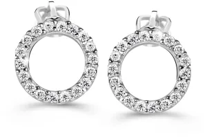 Cutie Diamonds Orecchini lussuosi in oro bianco con diamanti DZ60240-30-00-X-2