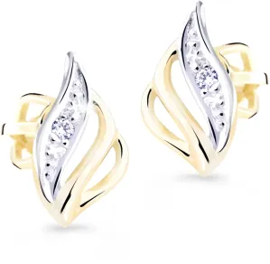 Cutie Diamonds Orecchini lussuosi in oro bicolore con diamanti DZ8024-30-00-X-R1