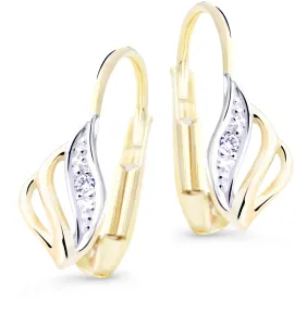 Cutie Diamonds Orecchini lussuosi in oro bicolore con diamanti DZ8024-55-00-X-R1