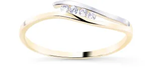 Cutie Diamonds Bellissimo anello in oro bicolore con brillanti DZ8026-00-X-1 52 mm