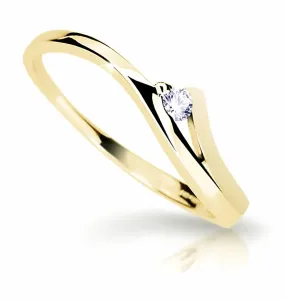 Cutie Diamonds Splendido anello in oro giallo con diamante DZ6818-1718-00-X-1 55 mm