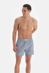 Dagi Navy - White Striped Shorts