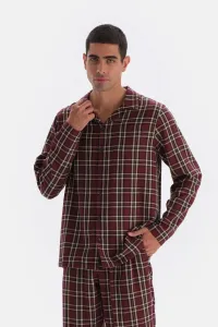 Dagi Multicolor Plaid Woven Shirt Pajamas #2676131