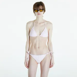 Daily Paper Reya Monogram Bikini Top Ice Pink #3114208