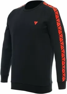 Dainese Sweater Stripes Black/Fluo Red 2XL Felpa