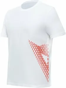 Dainese T-Shirt Big Logo White/Fluo Red 3XL Maglietta