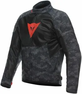 Dainese Ignite Air Tex Jacket Camo Gray/Black/Fluo Red 44 Giacca in tessuto
