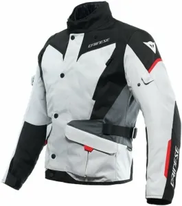 Dainese Tempest 3 D-Dry Glacier Gray/Black/Lava Red 44 Giacca in tessuto
