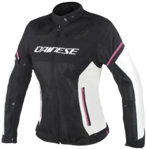 Dainese Air Frame D1 Lady Black/Vaporous Gray/Fuxia 46 Giacca in tessuto