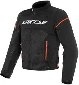 Dainese Air Frame D1 Tex Black/White/Fluo Red 48 Giacca in tessuto