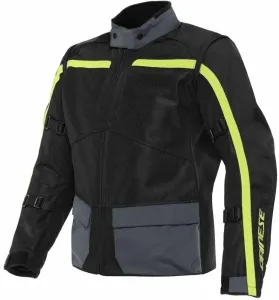 Dainese Outlaw Black/Ebony/Fluo Yellow 56 Giacca in tessuto