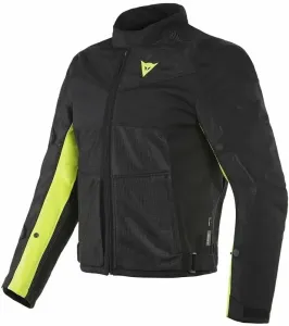 Dainese Sauris 2 D-Dry Black/Black/Fluo Yellow 48 Giacca in tessuto