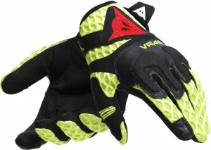 Dainese VR46 Talent Gloves Black/Fluo Yellow/Fluo Red S Guanti da moto