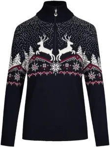 Dale of Norway Dale Christmas Womens Navy/Off White/Redrose L Maglione