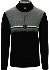 Dale of Norway Lahti Mens Knit Sweater Black/Smoke/Off White XL Maglione