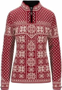 Dale of Norway Peace Womens Knit Sweater Red Rose/Off White S Maglione