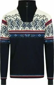 Dale of Norway Vail Waterproof Midnight Navy/Red Rose/Off White M Maglione