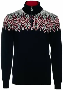 Dale of Norway Winterland Mens Merino Wool Sweater Navy/Off White/Raspberry M Jumper