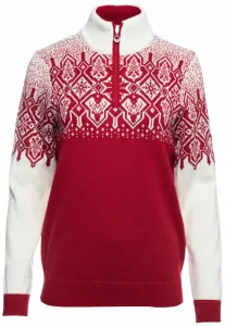 Dale of Norway Winterland Womens Merino Wool Sweater Raspberry/Off White/Red Rose L Jumper