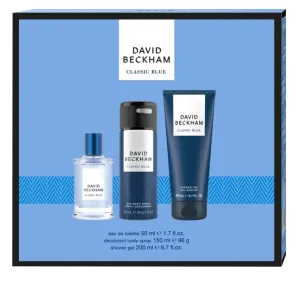 David Beckham Classic Blue - EDT 50 ml + deodorante in spray 150 ml + gel doccia 200 ml