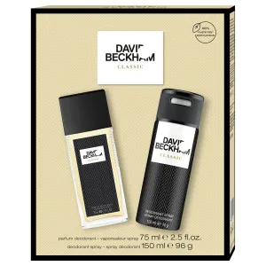 David Beckham Classic - deodorante con nebulizzatore 75 ml + deodorante spray 150 ml