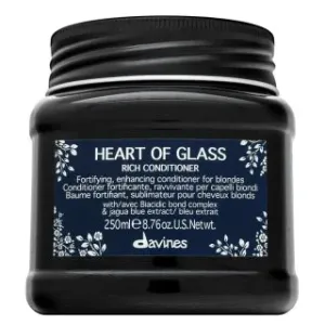 Davines Heart Of Glass Rich Conditioner balsamo rinforzante per capelli biondi 250 ml