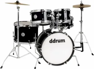 DDRUM D1 Jr 5-Piece Complete Drum Kit Set Batteria Bambini Nero Midnight Black #1016141