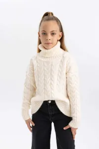 DEFACTO Girl Oversize Fit Turtleneck Pullover #2861772