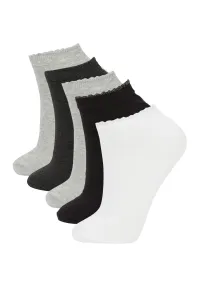 DEFACTO Women 5 Pack Cotton Booties Socks