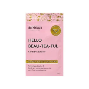 Delhicious Peeling corpo Hello Beau-Tea-Ful Original (Black Tea Body Scrub) 100 g