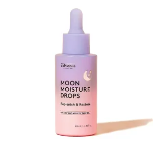 Delhicious Siero olio da notte Moon Moisture Drops (Face Oil) 40 ml