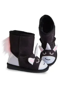 Denokids Black Unicorn Girls' Boots #3047962
