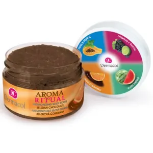 Dermacol Peeling corpo armonizzante Aroma Ritual Cioccolato Belga (Harmonizing Body Scrub) 200 g