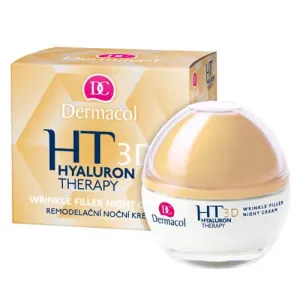 Dermacol Hyaluron Therapy 3D Wrinkle Filler Night Cream crema notte rivitalizzante 50 ml