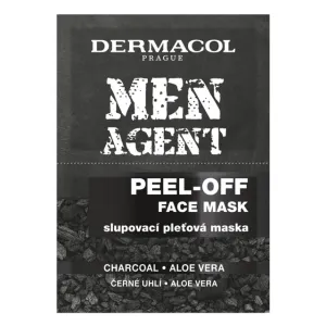 Dermacol Maschera viso peel-off Men Agent (Peel-Off Face Mask) 2 x 7,5 ml