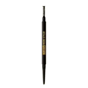 Dermacol Matita retrattile per sopracciglia con spazzolino Eyebrow Micro Styler (Automatic Eyebrow Pencil) 0,1 g 01