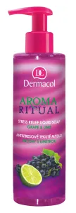 Dermacol Sapone liquido antistress uva e lime Aroma Ritual (Stress Relief Liquid Soap) 250 ml