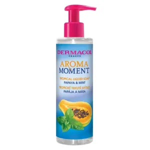 Dermacol Sapone liquido per mani Papaya e menta Aroma Moment (Tropical Liquid Soap) 250 ml