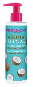 Dermacol Sapone liquido rilassante Aroma Ritual Noce di cocco brasiliano (Relaxing Liquid Soap) 250 ml