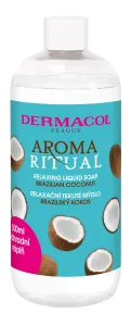 Dermacol Sapone liquido rilassante Aroma Ritualcocco brasiliano (Relaxing Liquid Soap) - ricarica da 500 ml